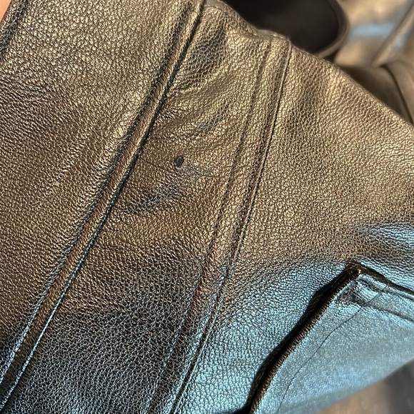 Spanx Leather Like ankle Skinny Pant Size M - Picture 12 of 12